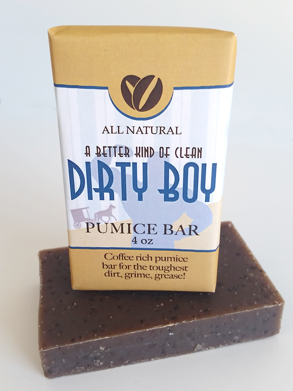 All Natural, Handmade, Dirty Boy Soap by Amish Country Essentials. 3.5oz
