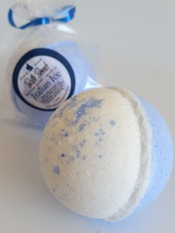 All Natural, Handmade Italian Ice Bath Bomb by Amish Country Essentials