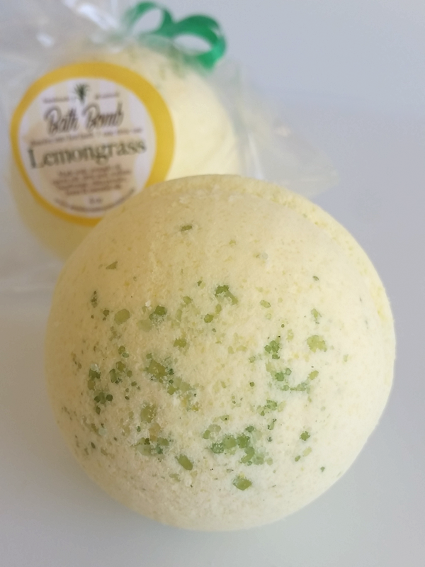All Natural, Handmade, LemonGrass Bath Bomb, by Amish Country Essentials