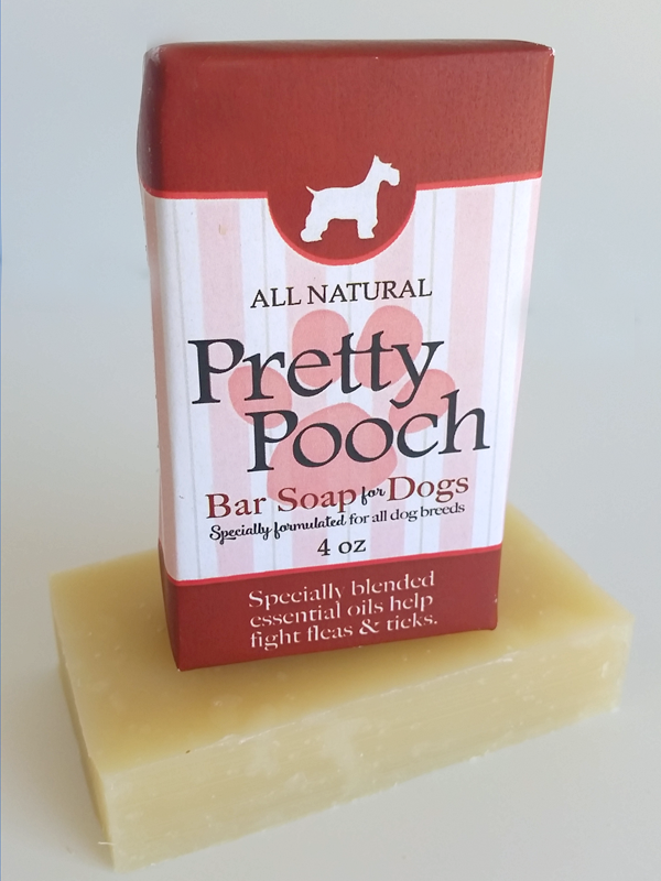 All Natural, Handmade, Pretty Pooch Soap by Amish Country Essentials. 3.5oz