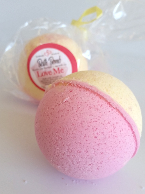 All Natural, Handmade, Love Me Bath Bomb, By Amish Country Essentials