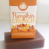 All Natural, Handmade, Pumpkin Crunch Soap by Amish Country Essentials. 3.5oz