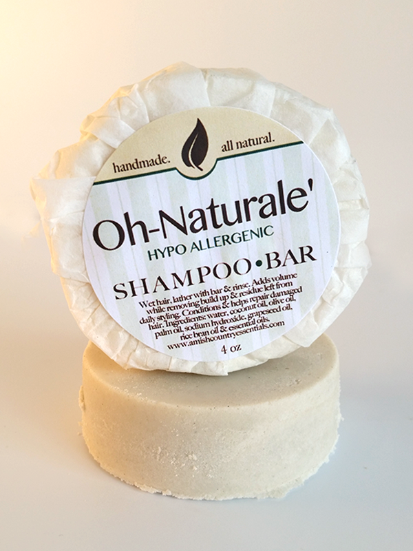 All Natural, Handmade Oh Naturale' Shampoo Bar by Amish Country Essentials