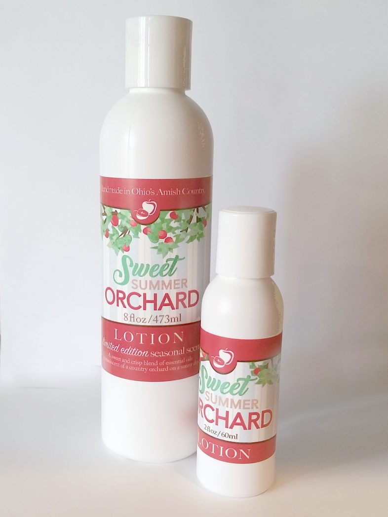 Sweet Summer Orchard, All natural skincare, from Amish Country