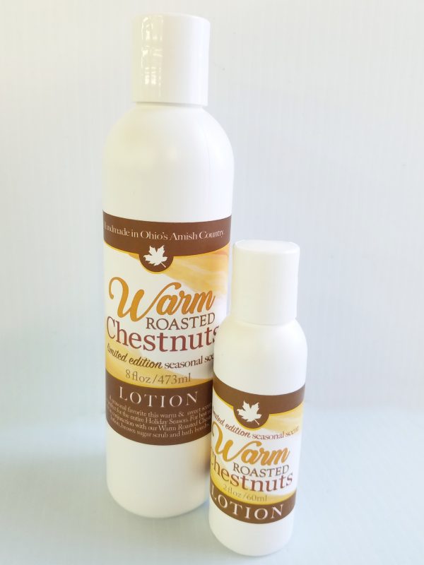 Warm Roasted Chestnuts, All natural skincare, from Amish Country
