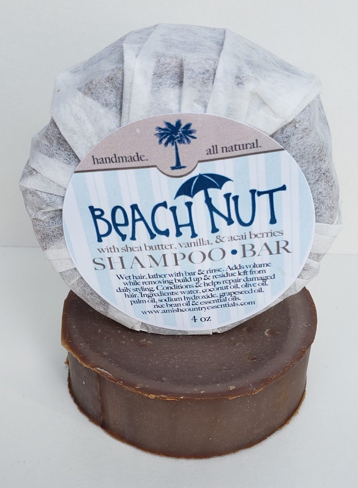 Beach Nut Shampoo Bar